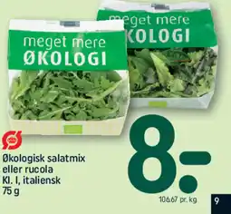 REMA 1000 Økologisk salatmix eller rucola KI. I, italiensk tilbud