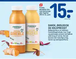 REMA 1000 Frankly økologisk shot med gurkemeje eller ingefær tilbud
