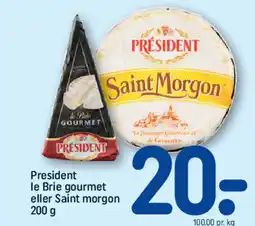 REMA 1000 President le Brie gourmet eller Saint morgon tilbud