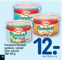 REMA 1000 Président Rondelé gedeost, valnød tilbud