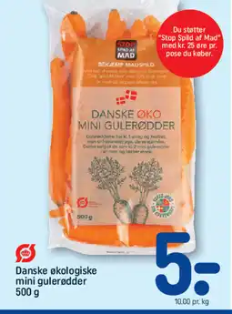 REMA 1000 Danske økologiske mini gulerødder tilbud