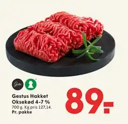 SPAR Gestus Hakket Oksekød 4-7 %, DKK 89 tilbud