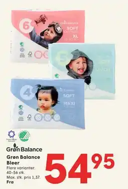 SPAR Grøn Balance Bleer tilbud
