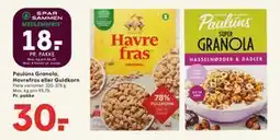 SPAR Paulúns Granola, Havrefras eller Guldkorn, DKK 30, App-pris tilbud