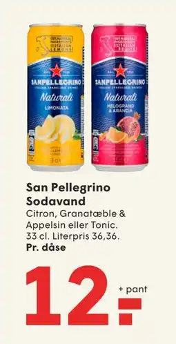 SPAR San Pellegrino Sodavand, DKK 12 tilbud