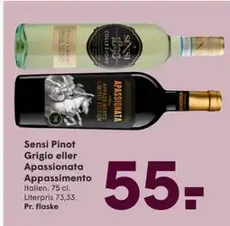 SPAR Sensi Pinot Grigio eller Apassionata Appassimento, DKK 55 tilbud