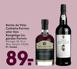SPAR Barão de Vilar Colheita Portvin eller Den Kongelige Livgardes Portvin, DKK 89 tilbud
