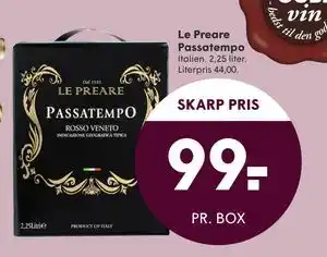 SPAR Le Preare Passatempo, DKK 99 tilbud