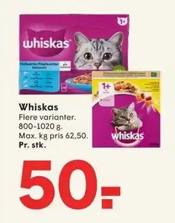 SPAR Whiskas, DKK 50 tilbud