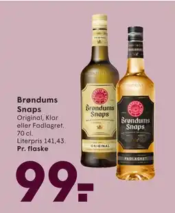 SPAR Brøndums Snaps, DKK 99 tilbud
