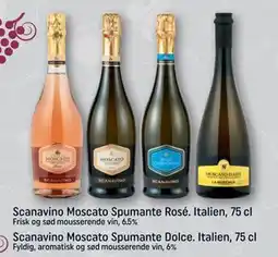 REMA 1000 Scanavino Moscato Spumante Dolce. Italien, 75 cl, DKK 39 tilbud