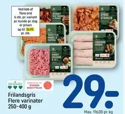 REMA 1000 Frilandsgris Flere varinater 250-400 g, DKK 29 tilbud