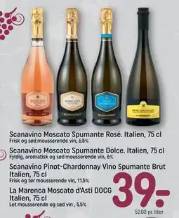 REMA 1000 La Marenca Moscato d'Asti DOCG Italien, 75 cl, DKK 39 tilbud