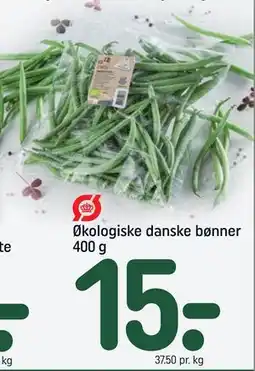 REMA 1000 Økologiske danske bønner 400 g, DKK 15 tilbud