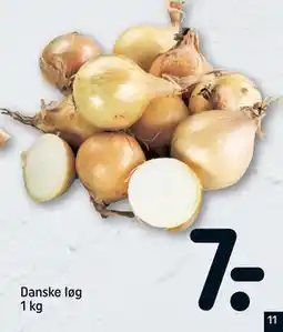 REMA 1000 Danske løg 1 kg, DKK 7 tilbud