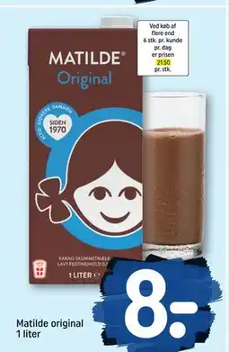REMA 1000 Matilde original 1 liter, DKK 8 tilbud