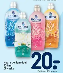 REMA 1000 Noora skyllemiddel 928 ml 58 vaske, DKK 20 tilbud