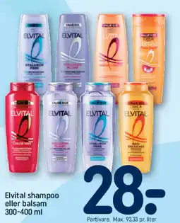 REMA 1000 Elvital shampoo eller balsam tilbud