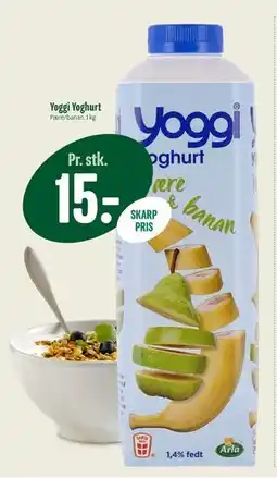 Min Købmand Yoggi Yoghurt, DKK 15 tilbud