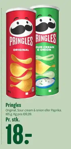 Min Købmand Pringles, DKK 18 tilbud