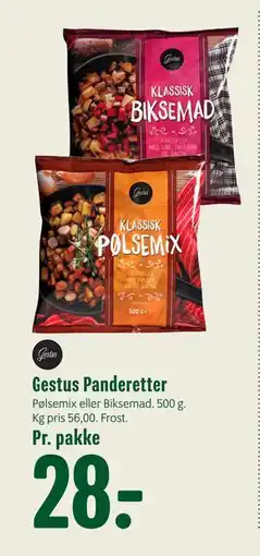 Min Købmand Gestus Panderetter, DKK 28 tilbud