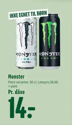 Min Købmand Monster, DKK 14 tilbud
