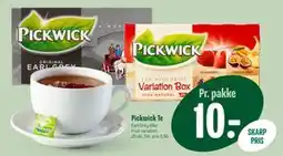 Min Købmand Pickwick Te, DKK 10 tilbud