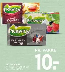 MENY PICKWICK TE, DKK 10 tilbud