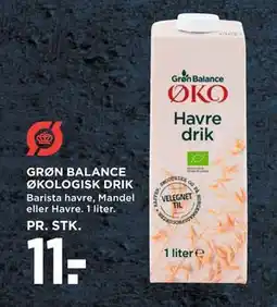 MENY GRØN BALANCE ØKOLOGISK DRIK, DKK 11 tilbud