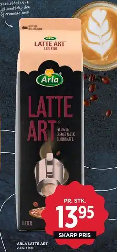 MENY ARLA LATTE ART, DKK 13.95 tilbud