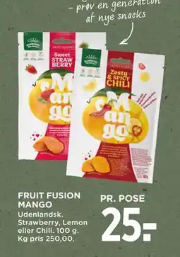 MENY FRUIT FUSION MANGO, DKK 25 tilbud