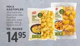MENY PEKA KARTOFLER, DKK 14.95 tilbud