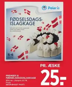 MENY PREMIER IS FØDSELSDAGSISLAGKAGE, DKK 25 tilbud