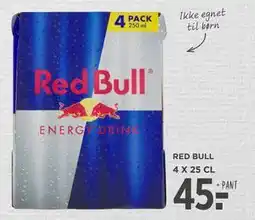 MENY RED BULL, DKK 45 tilbud