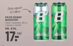 MENY FAXE KONDI BOOSTER, DKK 17 tilbud