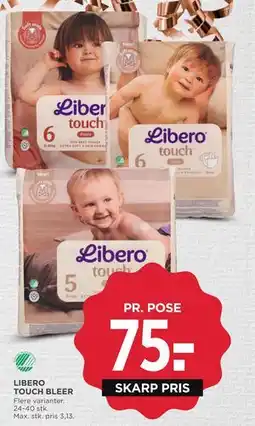 MENY LIBERO TOUCH BLEER, DKK 75 tilbud