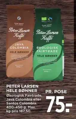 MENY PETER LARSEN HELE BØNNER, DKK 75 tilbud