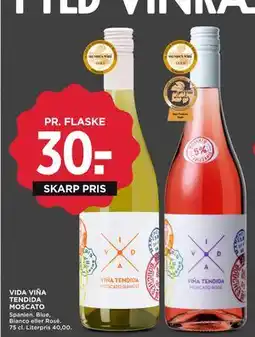 MENY VIDA VIÑA TENDIDA MOSCATO, DKK 30 tilbud