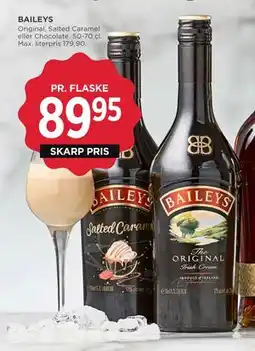 MENY BAILEYS, DKK 89.95 tilbud