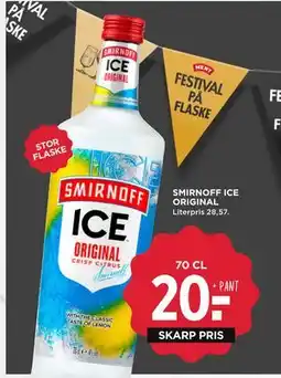 MENY SMIRNOFF ICE ORIGINAL, DKK 20 tilbud