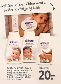 MENY LIBERO BABYPLEJE, DKK 20 tilbud