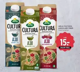 MENY ARLA CULTURA A38 ELLER YMER, DKK 15 tilbud