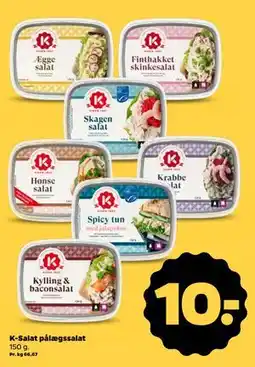 Netto K-Salat pålægssalat, DKK 10 tilbud