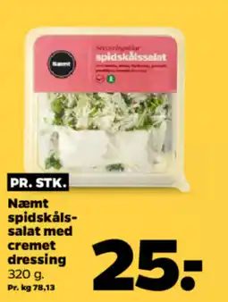 Netto Næmt spidskåls- salat med cremet dressing tilbud