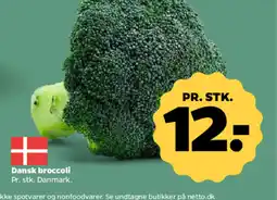 Netto Dansk broccoli tilbud