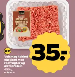 Netto Velsmag hakket oksekød med rodfrugter og ærteprotein tilbud
