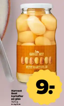 Netto Harvest Best kartofler på glas tilbud