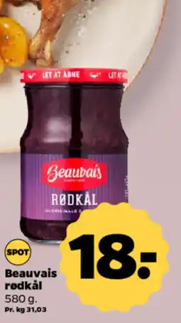 Netto SPOT Beauvais rødkål tilbud