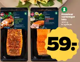 Netto Premieur varmrøget laks tilbud