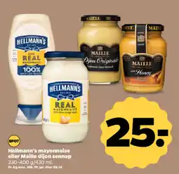Netto Hellmann's mayonnaise eller Maille dijon sennep tilbud